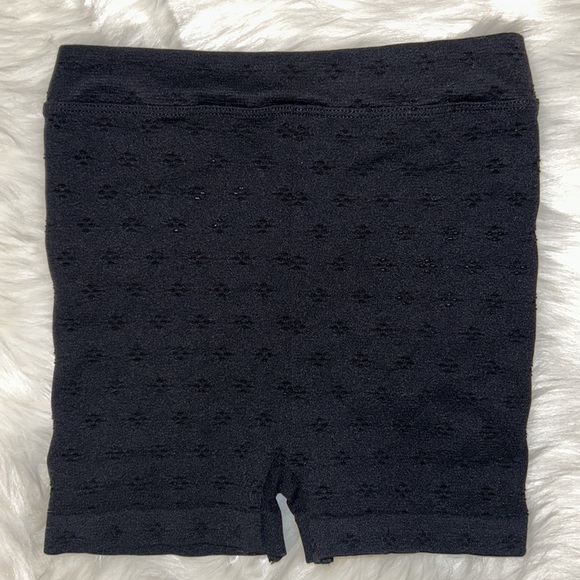 FREE PEOPLE | NWOT Eyelet Seamless Shortie in Black - Picture 5 of 5